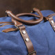 Дорожная сумка текстильная большая Vintage 183106 Синяя
