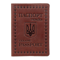 Надежная кожаная обложка на паспорт SHVIGEL 180506