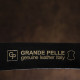 Ремень мужской GRANDE PELLE 180596 джинсовый Черный