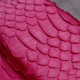 Яскравий жіночий клатч Snake Leather sale_14993 Рожевий