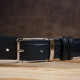 Ремень брючный двусторонний мужской Grande Pelle 11156 Синий и Черный