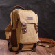 Оригинальный текстильный рюкзак с уплотненной спинкой и отделением для планшета Vintage 186156 Песочный
