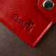 Женское кожаное портмоне Shvigel 184407 Красный