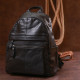 Функциональный кожаный рюкзак Vintage 184457 Черный