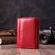 Шкіряний яскравий гаманець для жінок ST Leather 186577 Червоний