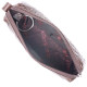Практичная ключница из натуральной кожи с тиснением под крокодила KARYA 184977 Коричневый