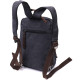 Рюкзак для мужчин из плотного текстиля Vintage 186167 Черный