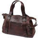 Дорожная сумка из натуральной кожи Vintage 184297 Коричневый