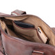 Дорожная сумка из натуральной кожи Vintage 184297 Коричневый