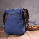 Интересная мужская сумка из текстиля 185217 Vintage Синяя
