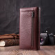 Женский кошелек горизонтального формата из натуральной кожи ST Leather 186587 Бордовый