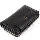 Кошелек зі шкіри на защільці ST Leather 183577 Чорний