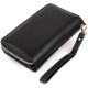 Кошелек зі шкіри на защільці ST Leather 183577 Чорний