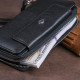 Кошелек зі шкіри на защільці ST Leather 183577 Чорний