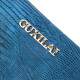 Кошелек женский кожаный с тиснением Guxilai 182717 Синий