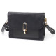Компактная женская сумка из кожзаменителя Vintage 186457 Черный