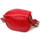 Женская полукруглая сумка через плечо из натуральной кожи 185927 Vintage Красная