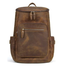 Дорожный рюкзак матовый Vintage 182547 Коньячный