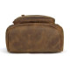 Дорожный рюкзак матовый Vintage 182547 Коньячный