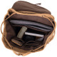 Рюкзак туристический текстильный унисекс Vintage 183837 Коричневый