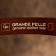 Мужской ремень Grande Pelle 183117 Коричневый