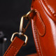 Сумка кросс-боди из натуральной кожи 185937 Vintage Рыжая