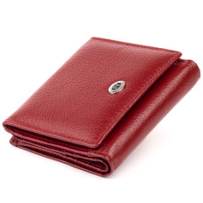 Компактный кошелек женский ST Leather 183497 Бордовый