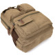 Рюкзак текстильный дорожный унисекс Vintage 183847 Оливковый