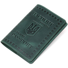 Добротная обложка для паспорта из натуральной кожи SHVIGEL 180507