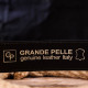 Надежный ремень для мужчин из натуральной кожи Grande Pelle 185317 Черный
