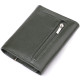 Стильный кошелек среднего размера из натуральной кожи ST Leather 23075 Зеленый