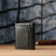 Стильный кошелек среднего размера из натуральной кожи ST Leather 23075 Зеленый