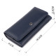Кошелек кожаный в два сложения женский ST Leather 19291 Синий