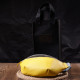 Патриотическая кожаная сумка-бананка комби двух цветов Сердце GRANDE PELLE 185047 Желто-голубая