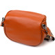 Стильная женская сумка через плечо из натуральной кожи 185958 Vintage Рыжая