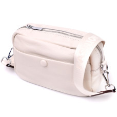 Качественная сумка для женщин из натуральной мягкой кожи Vintage 186408 Белая