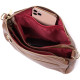 Женская стильная сумка через плече из натуральной кожи Vintage 186258 Бежевая