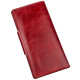 Бумажник женский вертикальный из кожи алькор на кнопках SHVIGEL 183008 Красный
