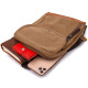 Практичный рюкзак для мужчин из плотного текстиля Vintage 186168 Коричневый