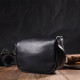 Оригинальная женская сумка через плечо из натуральной кожи 185968 Vintage Черная