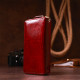 Женский клатч с двумя отделениями ST Leather 182378 Бордовый