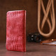Кошелек женский кожаный с тиснением Guxilai 182718 Красный