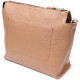 Лаконичная вместительная сумка для женщин из натуральной кожи GRANDE PELLE 186118 Бежевая
