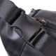 Мужская кожаная сумка на пояс Vintage 184298 Черный