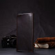 Кошелек вертикальный GRANDE PELLE 186068 из натуральной кожи с отделением для телефона коричневый (186068)