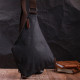 Сумка через плечо для мужчин из текстиля Vintage 186178 Черный
