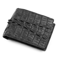 Кошелек натуральная кожа крокодила CROCODILE LEATHER 181528 черный