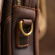 Кожаная мужская винтажная сумка Vintage 184258 Коричневый