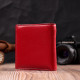 Женский кошелек среднего размера из натуральной кожи ST Leather 186498 Красный