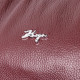 Красивая женская сумка багет KARYA 184598 кожаная Бордовый